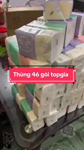 Thùng 46 gói giấy ăn topgia dùng tẹt ga lun anh chị#khangiaytopgia #khangiay #khangiaygoi #khangiaycaocap 