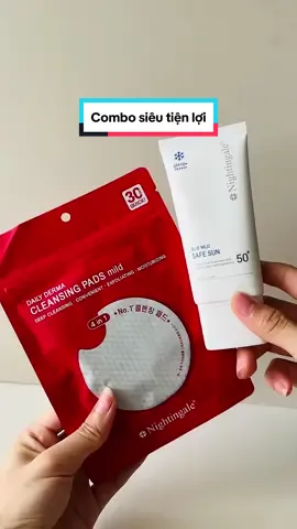 Chống nắng kiềm dầu - chống nắng phổ rộng - chống nắng an toàn. Tất cả gói gọn trong clip này đó👌  #Nightingalevietnam #combodulich #kemchongnang5khong #hangraobaoveda #kcn #taylong #fyp #skincare #xyzbca #tiktok #viral #beauty #goclamdep 