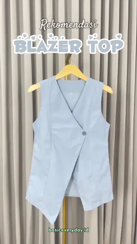 Yg nyari blazer tanpa lengan nih boleh checkout ☺️ #basiceveryday #ootdinspo #ootdfashion #outfitideas #blazeroutfit 
