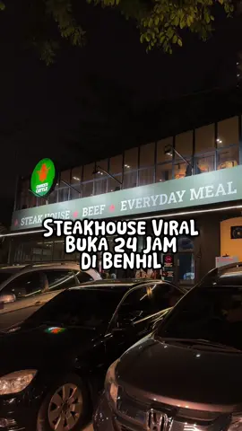 Steakhouse viral buka 24 jam di Benhil. Kesini pas weekend siap-siap waiting list 📍Chuck’s Cattle Benhil Jl. Bendungan Hilir No 5 Jakarta Pusat @Chuck’s Cattle 🤠  #JelajahMerdeka #ttpetualangpro #ttpetualangnewbie #rekomendasirestoran #rekomendasimakanan #restojakarta #placetogojkt  #steakhouse #steak24jam #chuckscattle #chuckscattlebenhil 
