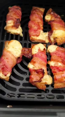 Werbung| Altes Brot kann so lecker sein 😜 @COSORI 🧡  #airfryerrecipes #airfryertiktok #brot #speck #bacon #leckererezepte #leckeressen #snack #dontwastefood #gouda 
