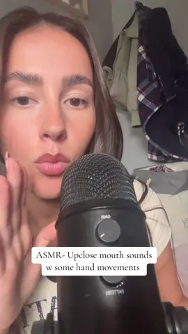 ASMR- Upclose mouth sounds with some hand movements👄  #asmr #fastasmr #fyp #foryou #youtube #mouthsounds #sleep #relax 
