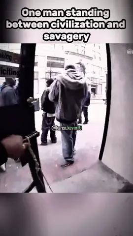One man standing between civilization and savagery #foryou #fred #freddy #fyp #bodycam 