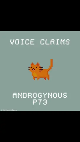 Replying to @sepvqiite  Androgynous Voice Claims PT3 🐱🍋‍🟩 || (Song: Romance Is Boring - Los Campesinos!) (NOT MY AUDIO) #voiceclaimideas #voiceclaim #voiceclaims #androgynous 
