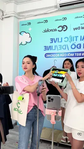 Mua áo hơn 100k mà quà tặng lên tới hơn 700k luôn mn ơiii #tranquynh #ecochic #ecochicvn #huonggiang 