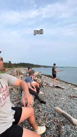 Just a buncha guys being dudes 😆 #fyp #explore #rock #Outdoors #friendship #throw #lake  (via @Benjamin Button)