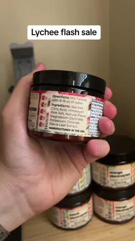 Lychee flash sale! #electrolytes #santacruz #health #hydration #lychee #tiktokshop 