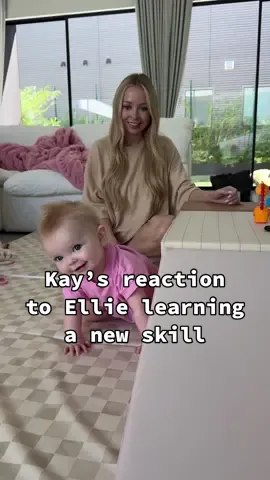 😂 Ellie tilted her head a little too far at the end ❤️ backstory ::: I finished work and was on my way down to ask Kay if she wanted a coffee, and I saw that Ellie was doing something new! She was holding herself up and standing! 😳 Up until a couple weeks ago, Ellie had no interest in moving around and would just kind of sit there, but now all of the sudden she is so mobile! Kay and I are so shocked by her sudden passion for moving around, and we are so excited to watch her learn! She is getting better at crawling, and can pull herself up to her knees! She just can’t quite get the rest of the way yet. In the next few weeks, I have a feeling that she will be crawling and trying to walk! I can’t wait to see her on the move! It’s going to be so fun to let her explore her surroundings and learn about so many new things! ❤️ #kayandtayofficial #couples #relationships #pregnant #postpartum 