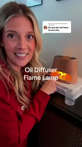 Replying to @shannondarrough it can be used as an oil diffuser or humidifier or a lamp! I hope this helps!!! 🔥 #oildiffuser #humidifier #saltlamp #diffuser #interiordecor #christmasdecor #cozyvibes #cozyspaces #shopicons #nightlight #fauxfireplace #christmasmusthave #giftideas #tiktokshopblackfriday #treasurefinds #spotlightfinds 