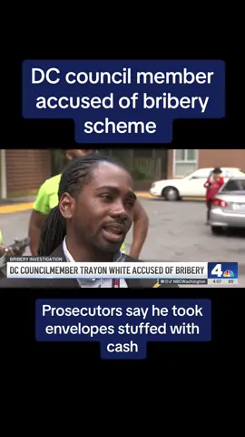 Trayon White is accused of agreeing to accept $156,000 in cash in exchange for using his position to pressure government employees to extend D.C. contracts related to violence intervention. #dmvnews #dmv #washingtondc #districtofcolumbia #maryland #dmvtiktok #dcnews #virginia #northernvirginia #trayonwhite 