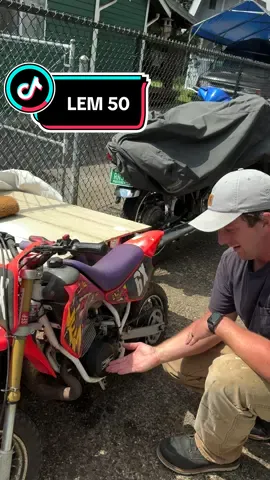 1997 LEM 50. Have you ever seen one of these Italian beauties? #italian #LEM50 #dirtbike #2stroke