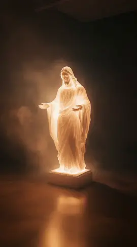 This miraculous statue of Jesus, glowing with divine light, is said to have been discovered in an ancient monastery. Legend has it that every night, the statue emits a holy fog, symbolizing the presence of the Holy Spirit. Many believe that standing in the fog brings blessings and a sense of peace like no other. What do you feel when you look at this image? 🌟🙏 #DivineLight #MiracleOfFaith #HolySpirit #BlessedMoments #FaithInArt 