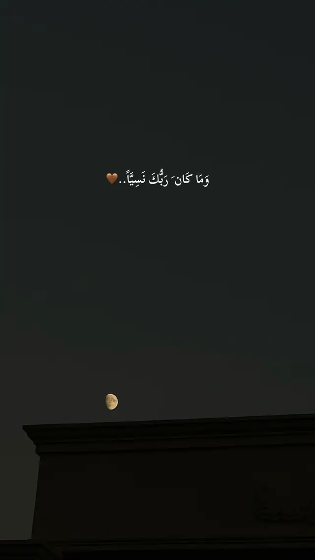 #وماكان_ربك_نسياً #سورة_مريم   #ياالله  #fyp #viral  #explore  #moon  #tik_tok  #zaxo #k  @𝙅𝙖𝙘𝙤𝙗🇵🇱 @﮼هـيچ @♡ 
