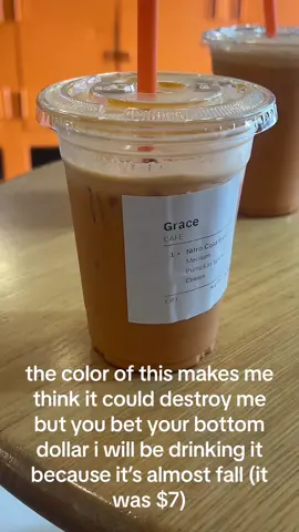 pls dont come for me i love pumpkin but why is it so orange #fall #pumpkinspice #pumpkinspicelatte #psl #autumn #gilmoregirls #washingondc #funny #fyp #foryou #coffee 