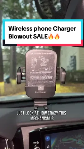 Wireless car charger #ChargeItUp#PowerOnTheGo#FastCharging#BatteryBoost#StayCharged#ChargerLife#PowerUp#JuiceUpYourPhone#ChargerGoals#PlugAndPlay