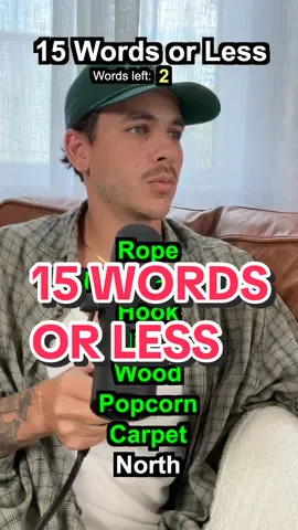 15 Words with @andrew licout 