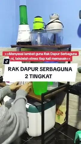 Siapa yang dah rimas sangat tengok dapur serabut dengan segala macam barang-barang, sampai kita nak memasak pun rasa sempit dan tak selesa, gunalah RAK DAPUR SERBAGUNA ni, bukan setakat boleh jadikan dapur lebih luas, barang-barang pun tersusun kemas jer. Memang sangat membantu 👍👍. RAK DAPUR SERBAGUNA 2TINGKAT👇 @Okentopbiz | Basic_Life_Style  Nak tengok RAK MICROWAVE yang boleh adjust klik kat sini 👇  @Okentopbiz | Basic_Life_Style  #rakdapur #rakdapurserbaguna #rakdapurmurah #rakdapurminimalis #rakmicrowave #rakoven #kitchenrack 