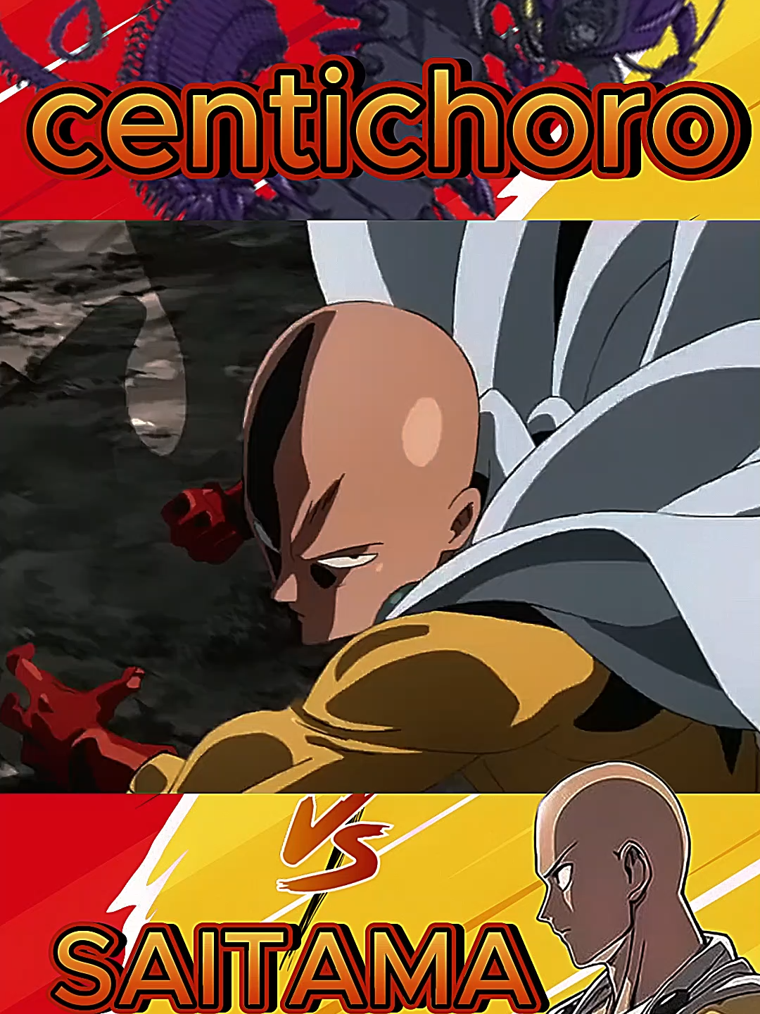 Saitama vs Centichoro final #CapCut #tiktok #paratii #anime #video
