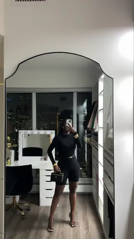 OOTN ~ all black everything 🖤 Jumpsuit @MISS LOLA OFFICIAL  #allblackoutfit #demure #cutesy #allblack 