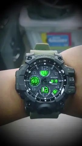 SANDA  Sports Military Men's Watches Waterproof Dual Display Quartz Wristwatch for #watch #waterproof 