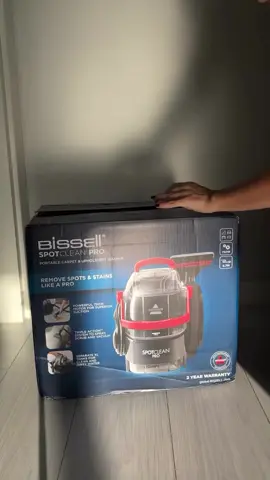 BISSELL SpotClean Pro | 750W Portable Carpet Cleaner | Removes Spills, Stains and Pet Messes | Cleans Carpets, Upholstery & Car | 1558E | 2.8L | Black Remove stains like a pro: This professional-style spot cleaner uses water, formula and powerful suction to clean and protect soft surfaces Clean anywhere, anytime: spray, scrub and lift spots and stains from carpets, rugs, upholstery, stairs, auto interiors and more Large, seperate clean and dirty water tanks result in greater cleaning capabilities with less trips to the sinks Includes a large stain & upholstery and a tough stain tool Comes with a sample size bottle of Wash and Protect Professional- ✨PRICE : GH3,700✨ Call us on ☎️ 0501077667 WhatsApp 📲 - 0550327637 WE DELIVER NATIONWIDE AT A REASONABLE FEE!!