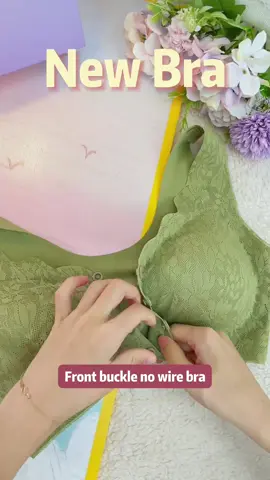 very soft and comfortable front button bra,elastic and will not squeeze the skin,easy to put on and take off#frontbutton #beauty #bra #foryou #foldingclothes #girl #underwear #fpy #lady #women 