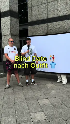 Blind Date nach Outfit 👕👩🏼‍🤝‍👨🏻 10€ oder Date? 😂 #straßenumfrage #blinddate 