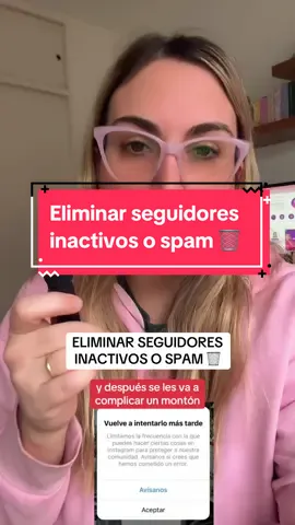 Respuesta a @Gise eliminar seguidores inactivos de mi instagram 🗑️ #cm #socialmediamanager #emprendedores #tipsemprendedores #emprendimiento #emprendedoras #communitymanagerfreelance 