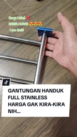 Gantungan handuk tempel dinding full stainless #gantunganhanduk #gantunganhanduktempel #gantungan #jemuranhanduk 