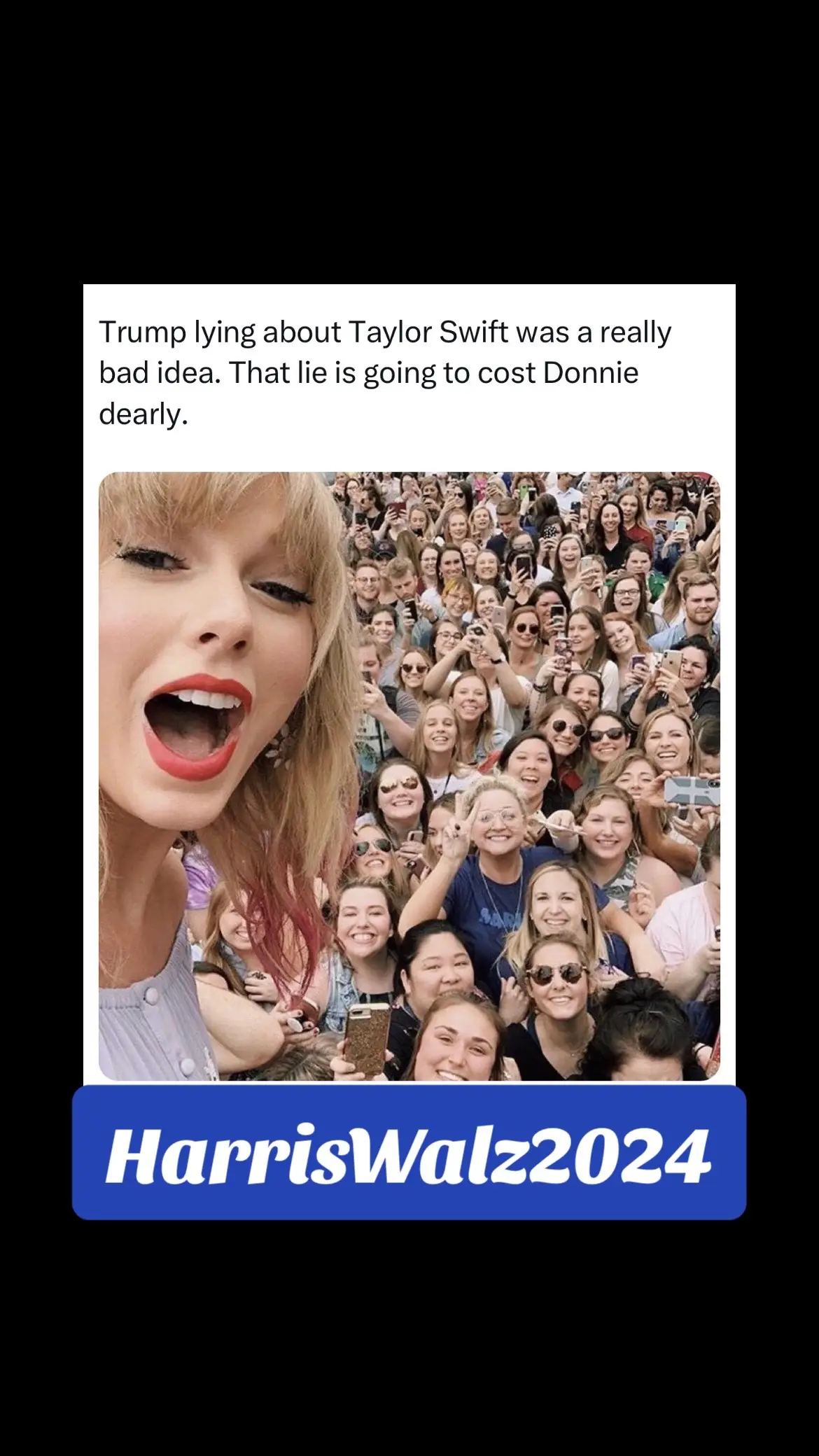 #dncconvention2024 #chicago #taylorswift #swiftie #harriswalz2024🇺🇲 #theotherguyisweird #whatareyourthoughts #fyp 