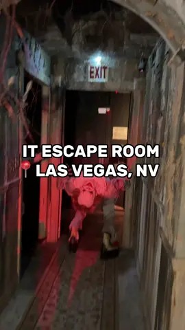 The IT Escape Room in Las Vegas is the largest escape room in the city!  Solve puzzles with help from live actors before Pennywise eats you alive!🎈 📍273 S M.L.K. Blvd, Las Vegas, NV 89106 #lasvegas #halloween #itmovie #escaperoom #pennywise 