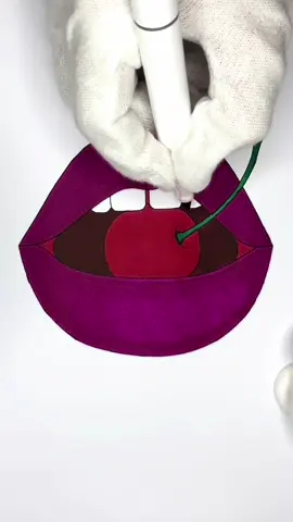 🍒👄  #asmr #satisfyingcoloring #relaxingvideos #asmrsounds #colourwithme #coloringbook #colourtherepy #therapy #coloring