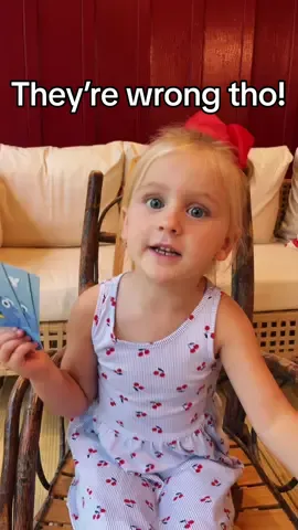Totally wrong! #cute #funny #familytok #littlesister #FamilyFun #cuteandfunny #halle