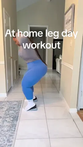 At home leg day for the girlsss… 🥳  Elevated Body weight squats 3x15 Elevated Goblet squats 3x12 RDL 4x12 Sumo Squat 4x10 Static Hold 4 rounds 25s (can be done with a DB instead of med ball) The squat wedges, med ball, and adjustable DB set are on my  🔗 under “at home workout needs” list  Jumpsuit: @Glowmode  Jacket : @Amazon under my “tiktok shop faves” or “cute gym fits” list  Oxyshred RTD @ehplabs code “Que10”  . . . . . . . #thequeway #athomeworkout #beginnerworkout #beginnerfitness #workoutroutine #legdayworkout #glutes 