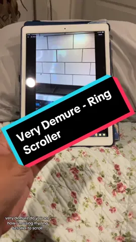 Very thoughtful, very cutesy, Very Demure 💁🏻‍♀️ #verydemure #ringscroller #scrollingontiktok #scrolling #bedtime #humor 