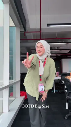 Baju anti kusutt🐣 #bigsize #bigsizeoutfit #OutfitIdeas 