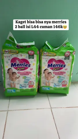 Promo merries good skin. #pampersmurah #pampersbayi #merriesgoodskin #merries2ball #fyp 