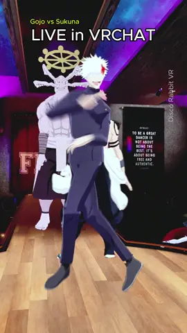 VRChat Social game with Full Body Tracking #doublestomp #gojo #sukuna #jjk #anime #fyp