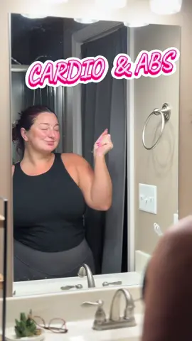 Cardio and Abs 🩷 GOOD MORNING LETS GO🥰💅🏼 #workoutroutine #workout #motivation #postpartumfitness 