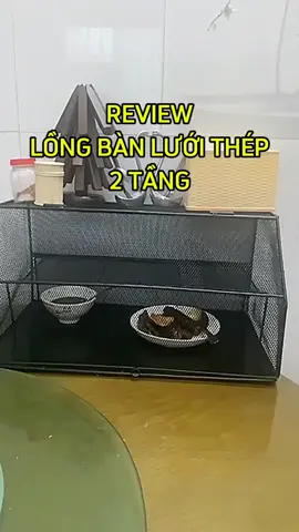 Review lồng bàn đựng đồ ăn lưới thép ngăn côn trùng, thông thoáng 2 tầng. #longbandungthucan #longbanluoithep #longbanthep #longbanthep2tang #longbandethucan #longbanchongcontrung 