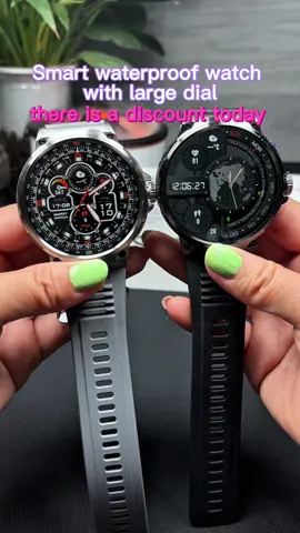 Everyone loves this big dial smart waterproof watch!#tiktokshop #halloween #gift #foryou #watch #smartwatch #sports 