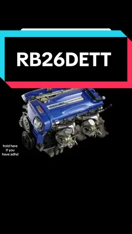 The RB26DETT is a 2.6-liter twin-turbo inline-six engine, most famously used in the Nissan Skyline GT-R models from the R32 through the R34. This engine is renowned for its robust construction and massive tuning potential. In its stock form, the RB26DETT is officially rated at 276 horsepower and around 260 pound feet of torque, thanks to Japan's 