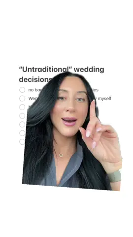 #greenscreen untraditional wedding decisions #bridetok #bridetobe #bridal #weddingplanning #weddingtips #weddingseason 