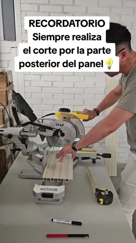 te dejamos un recordatorio 💡 para el corte de nuestros Paneles  #revestimentos #panelesdecorativos #wallpanel  #wpc