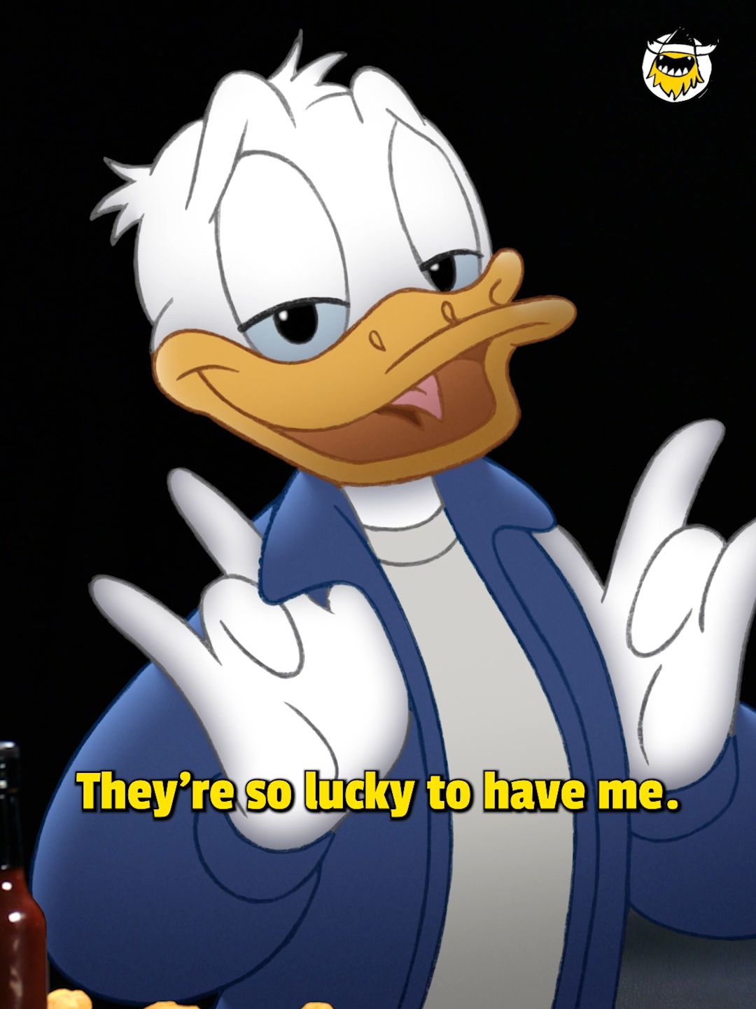 And now a special announcement from this week’s guest on @HotOnes: Donald Duck! 🦆 🔥 @disneyanimation