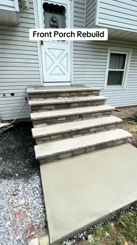 Full Front Porch Rebuild Start 2 Finish #fyp #downesconstruction #DIY #construction #constructiontok #frontporch #rebuild #trending #viral #howto #stepbystep #bluecollar #fypシ #foryoupage #longervideo 