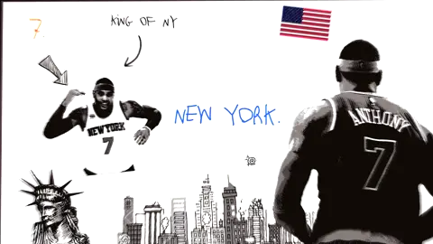 Empire State Of Mind (Carmelo Anthony) - #carmeloanthony #NBA #newyork #ny #newyorkknicks #knicks