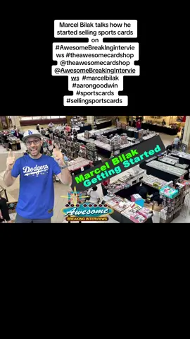 Marcel Bilak talks how he started selling sports cards on #AwesomeBreakInginterviews #theawesomecardshop @theawesomecardshop @AwesomeBreakingInterviews #marcelbilak #aarongoodwin #sportscards #sellingsportscards #fypage #baseball #collectingsportscards #sportscardscollector 