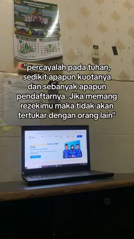 Rezeki sudah tertakar, tidak akan tertukar. Sehat-sehat Pejuang CPNS 2024 dan P3K 2024. Semoga tahun ini milikmu #cpns #cpns2024 #casn #asn #pppk2024 #p3k #p3k2024