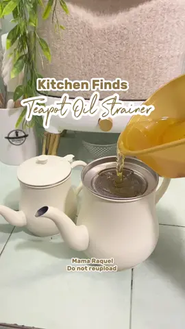 Ang ganda nito lagayan namin ng used oil at very yayamanin #oilstrainer #teapotoilstrainer #usedoilstrainer #kitchenfinds #organizedhome 